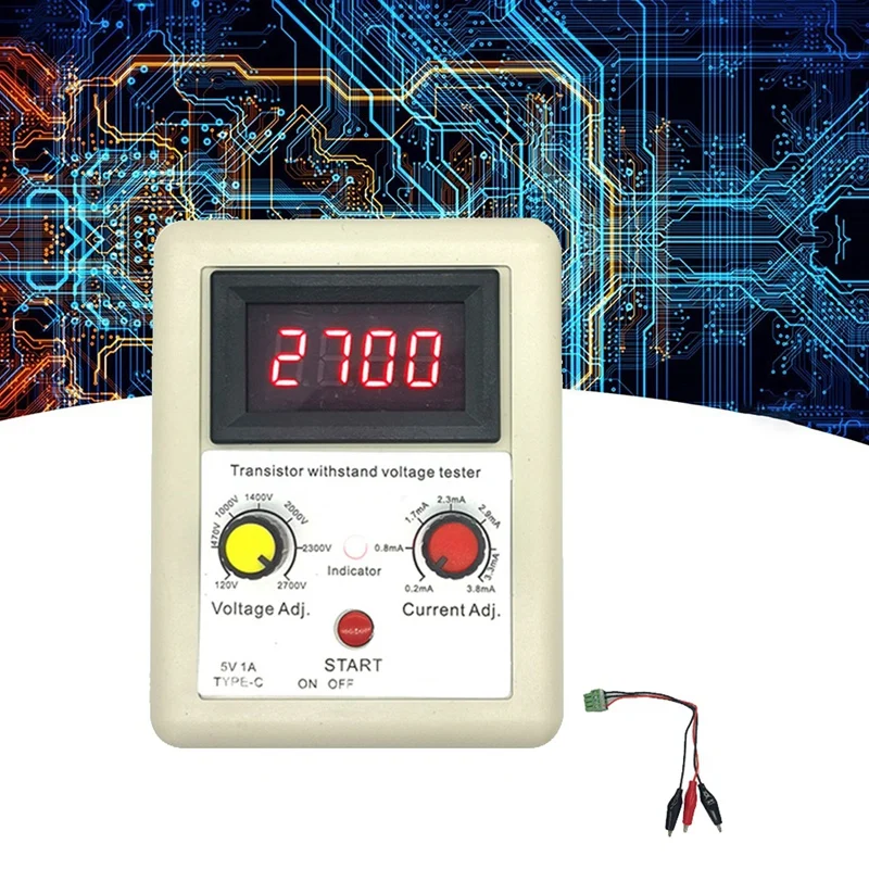 Voltage Capability IGBT Transistor Tester MOS Triode Diode LED Voltage Capability Tester Withstand Voltage Testingtool Durable A