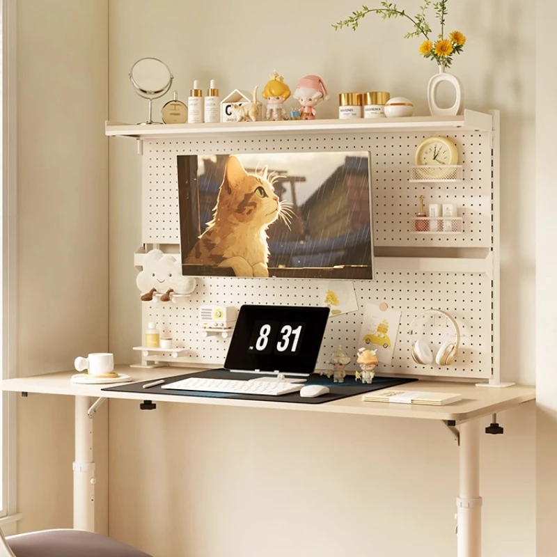 

Table clip-type hole board multi-functional integrated shelf display bracket heightening free punching e-sports table