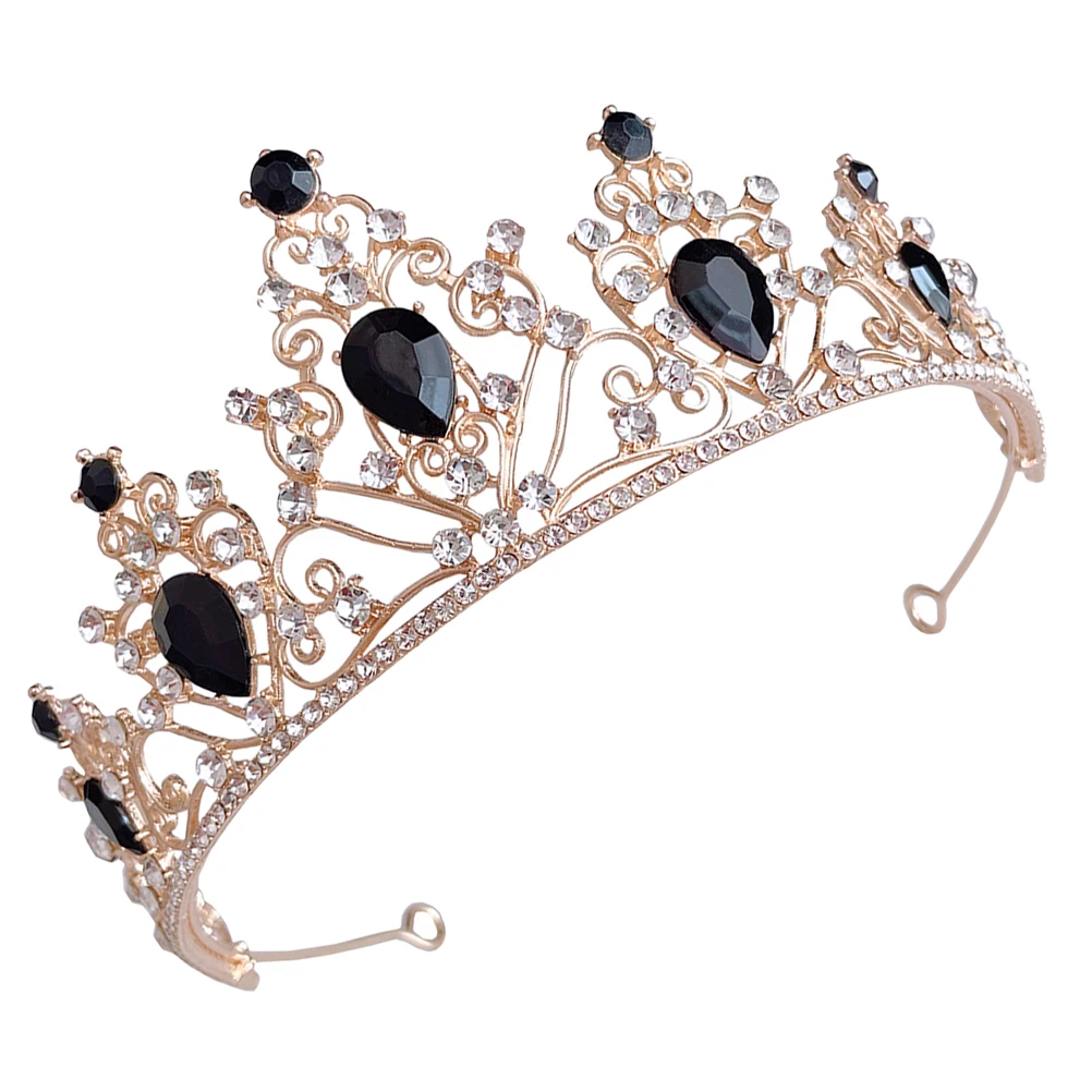 

Crystal Crown Headdress Rhinestone Wedding Bridal Hair Accessories for Women Tiara Hochzeit Krone Braut Stirnband Miss