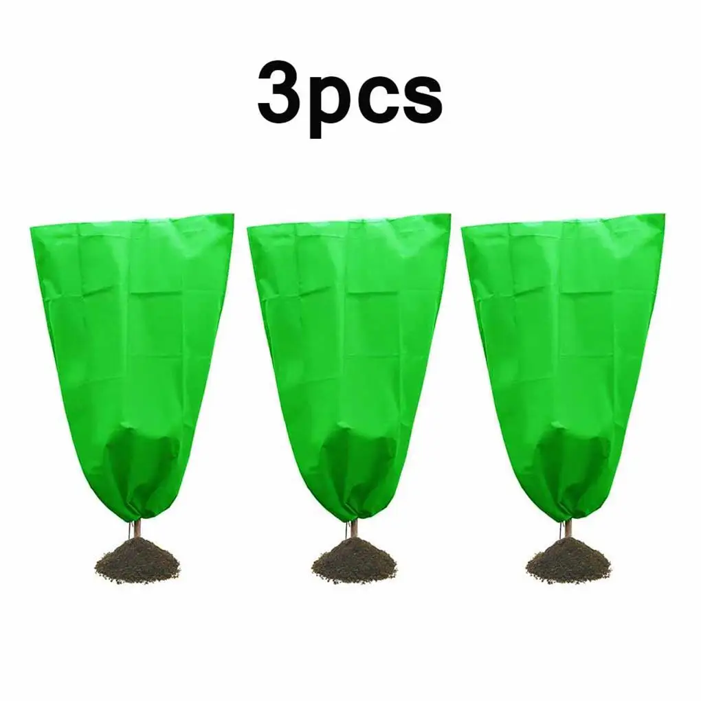 ที่คลุมป้องกันการแข็งตัวของพืช3ชิ้นอุปกรณ์ป้องกันพืชในครัวเรือนแบบสากล