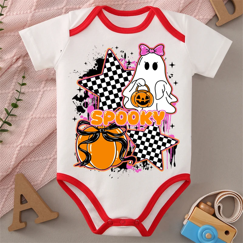 

MINISO 100% Cotton My First Halloween Bat Print Baby Cloths Jumpsuit Onesie Bodysuit for 0-12 Months Newborn Best Gift for Baby