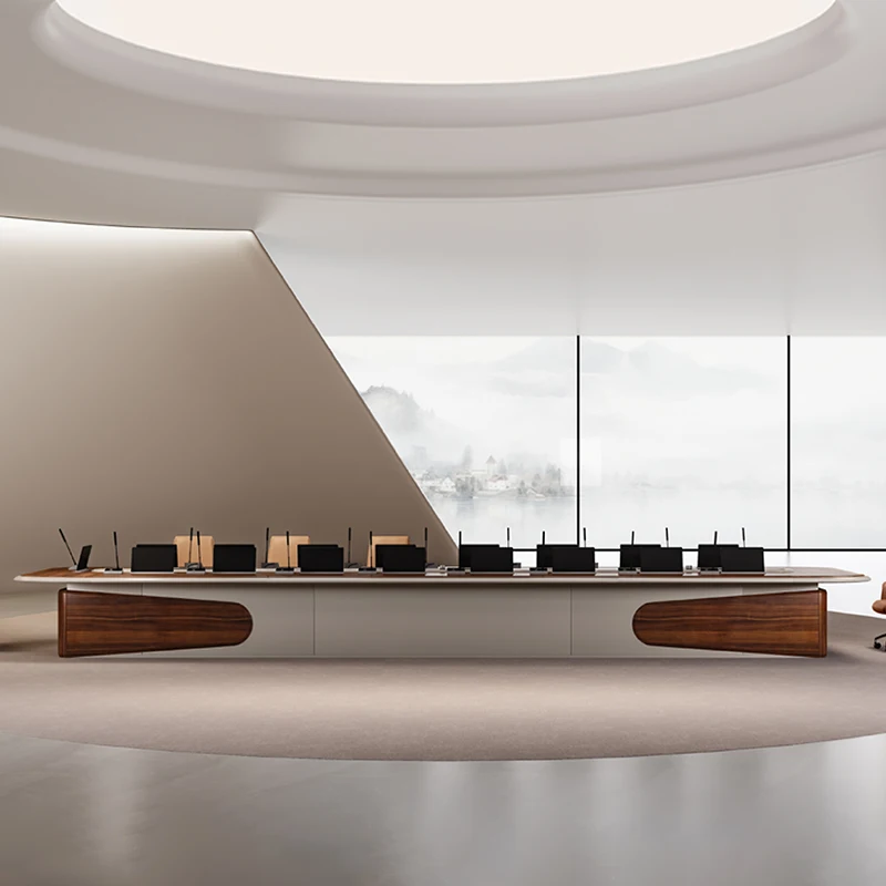 

Luxury Modern Design Executive Desk Wooden Boss Conference Table