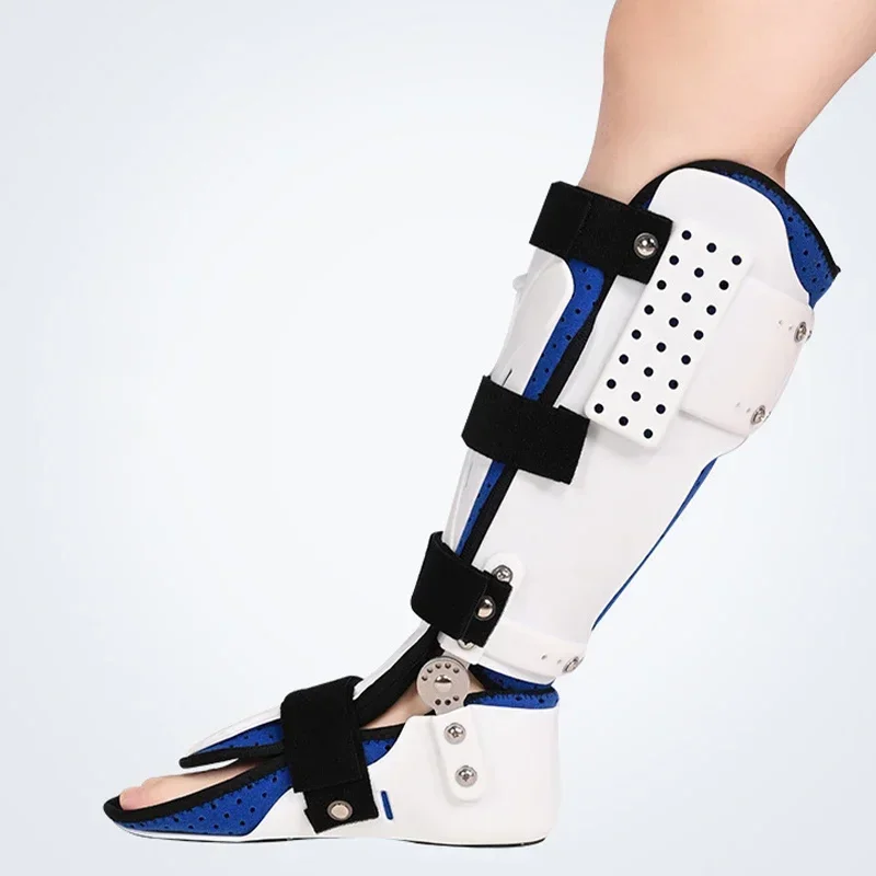 Ankle Brace Foot Drop Corrector Ankle Joint Varus Valgus Calf Fracture Fixer Breathable Leg Feet Support Anti-slip Adjustable
