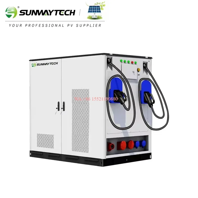 WMWMNU Factory Direct 261kWh Commercial Industrial LiFePO4 Energy Storage Cabinet IP65 Outdoor Liquid Cooling ESS for