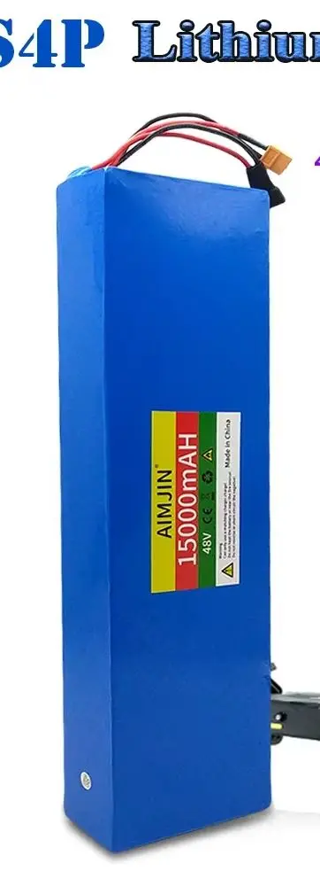 

13S4P 48V 15000mAh 15Ah Lithium Battery Pack for Kugoo M4/M4Pro/M5/M5Pro /Max Speed Li-ion Replacement Batteries with BMS