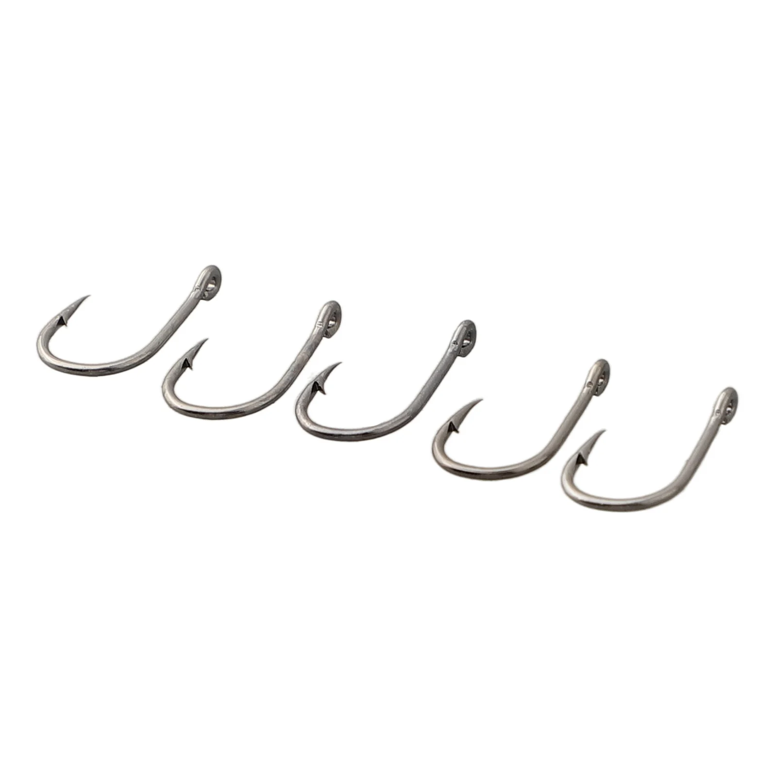 100PCS Carbon Steel Fishing Accessorie Hot Sale Brand New Fish Hook Circle Hooks Fishing Hooks Carbon Steel Fish Tools