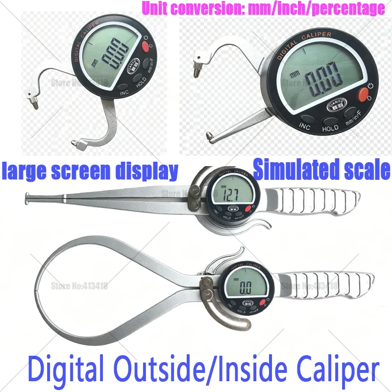 0-6inch 0-8inch External digital caliper 0-150mm. Outside caliper. Caliper gauge sheet Thickness Gauge Power 0.5-8.5Inch
