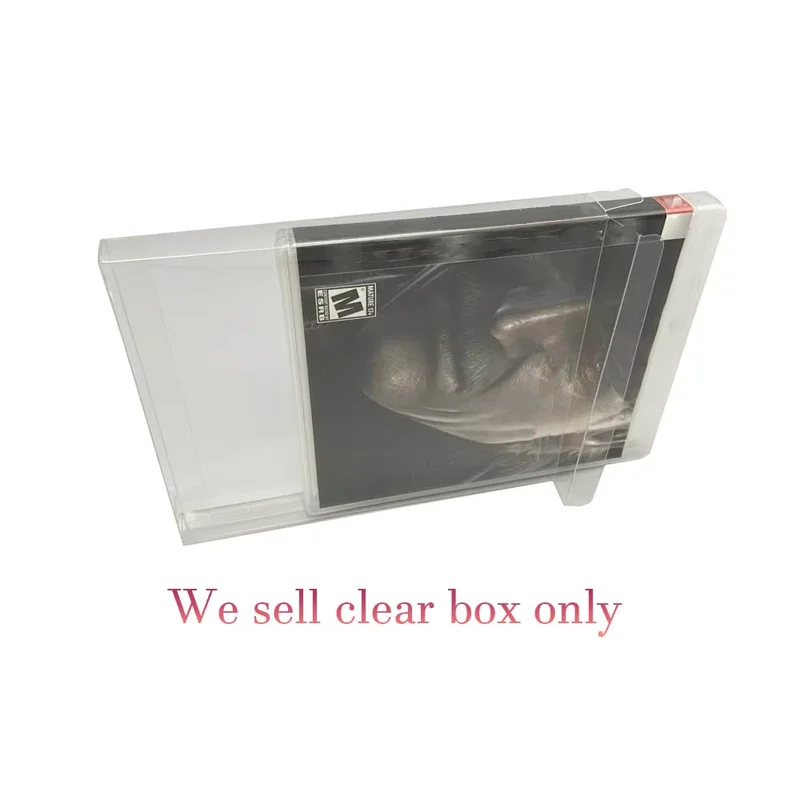 Transparent PET Protective cover For PS3 game console clear display storage box case collect case
