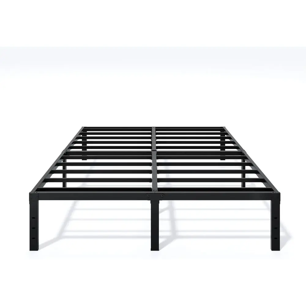 

14 Inch Heavy-Duty Full Platform Bed - No Box Spring, Easy Assembly, Quiet, Sturdy, Storage Space