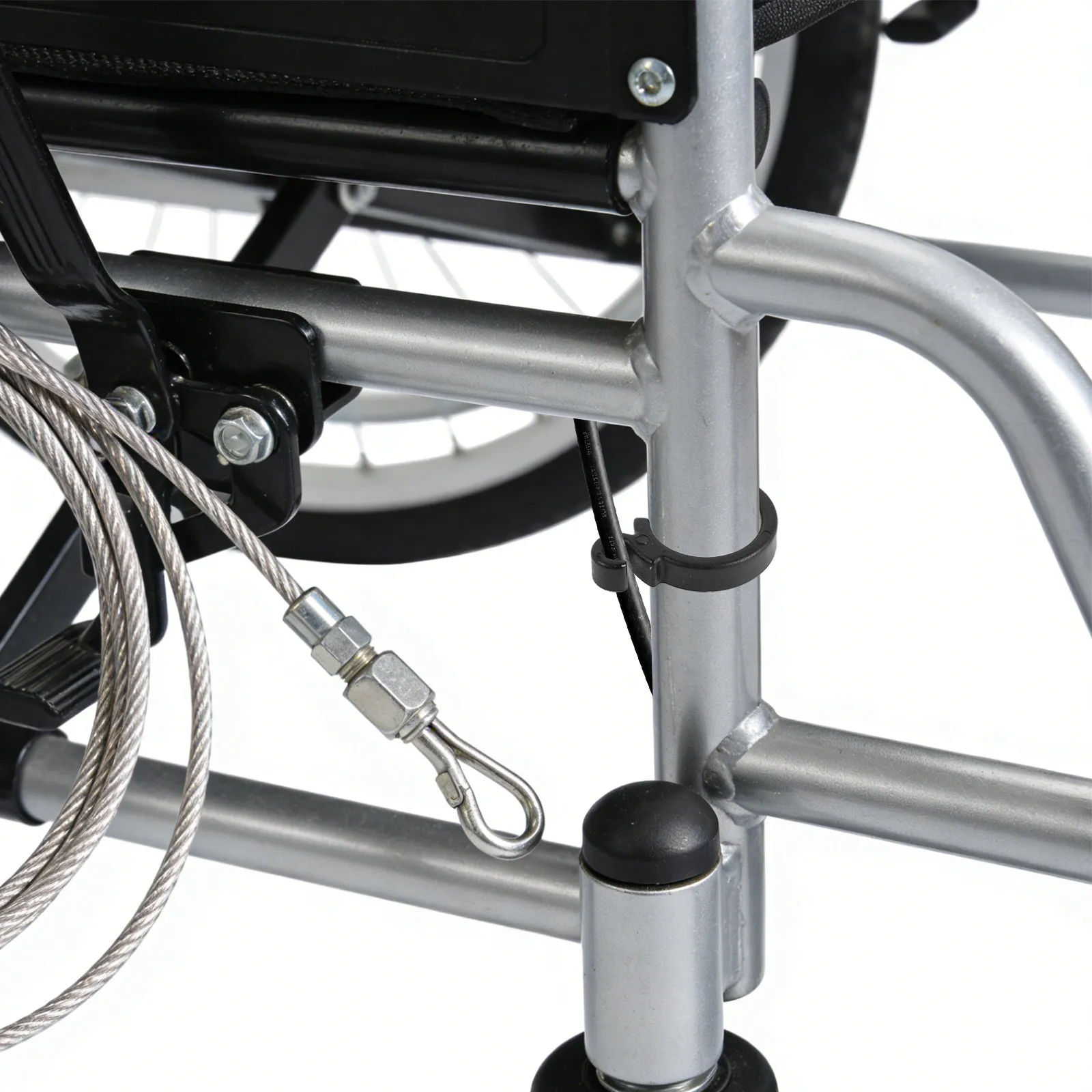 

30Pcs Wheelchair Brake Cable Clamp Plastic Brake Line Retaining Clip for Rollators Mobility Aids Easy Install Universal Fit