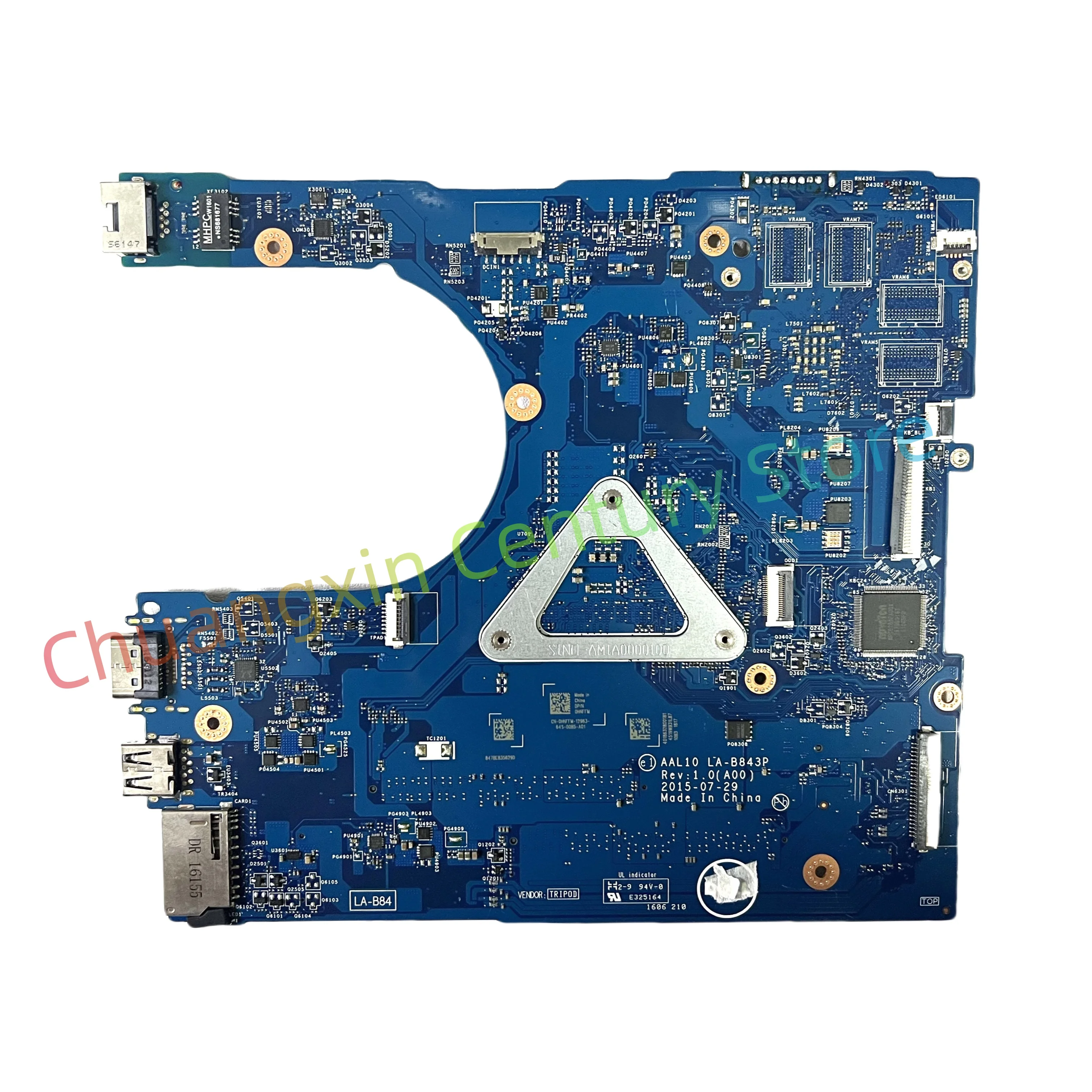 LA-B843P motherboard for Dell Inspiron 14 5458 15 5558 17 5758 Laptop CPU: 3205U I3 I5 I7-5TH GPU: 920M 2G 100% test OK shipping