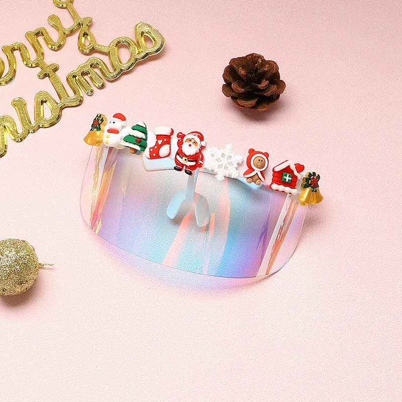 

New Christmas Limited Red Unique Sunglasses Cat Eyes Large Frame Round Frame Y2K Santa Claus Personality Sunglasses