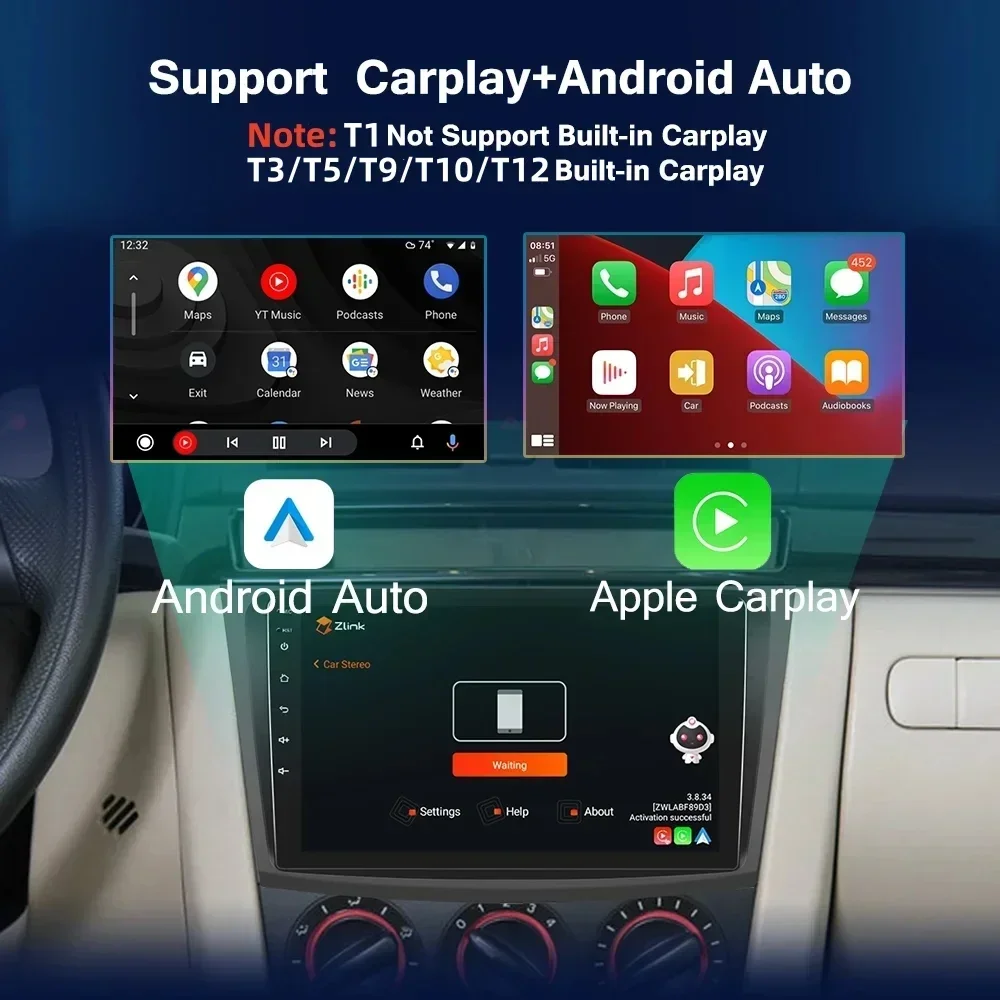Car Radio Android for Chevrolet Epica 2006-2012 Multimedia Carplay Player 2Din Stereo Autoradio Head Unit 9‘’ Screen Navigation