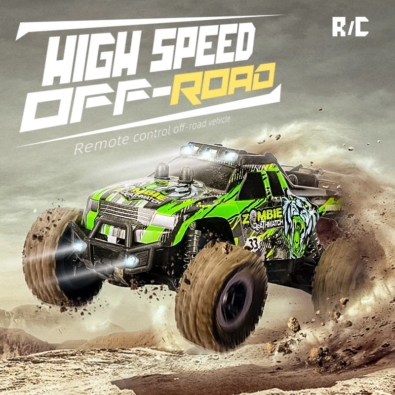 MBL Stunt RC Car 2.4GHz Alloy Metal RC Car All-Terrain 15Km/h 1:18 Off-Road Monster Truck Toys For Boys Rc Cars