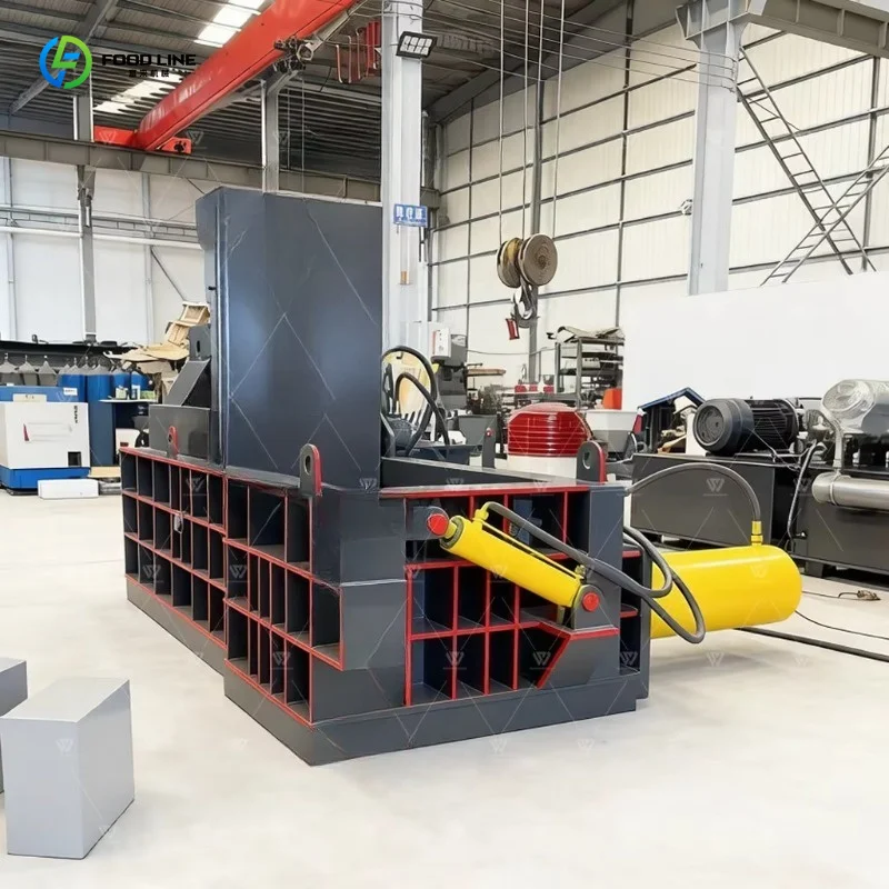 Customized Stainless Steel Metal Chip Compressor Hydraulic Baler Custom Size Aluminum Alloy Chip Press