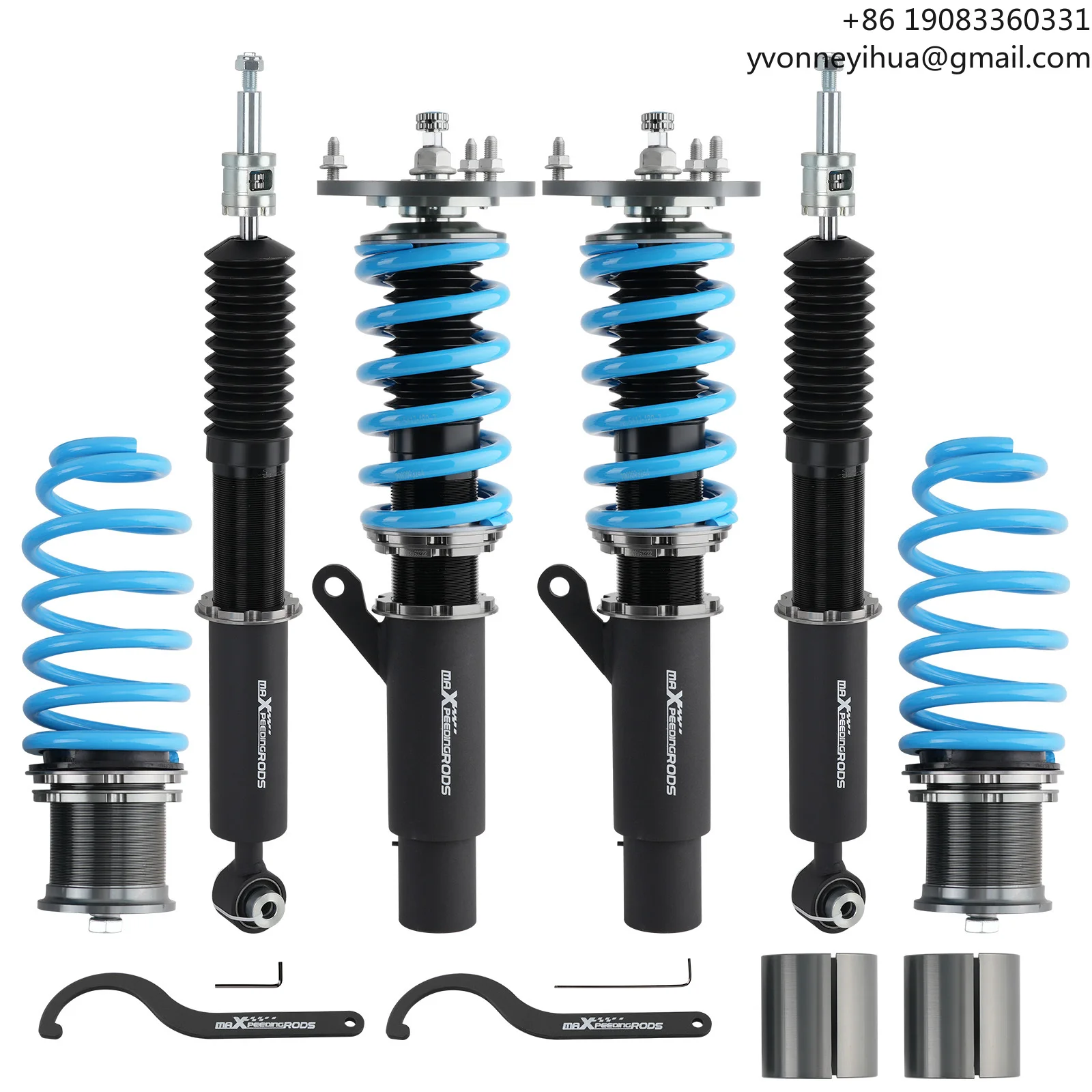 

Койловеры MaXpeedingrods, комплект 24-полосных регулируемых стоек для Volkswagen VW Golf MK7 2015-2019