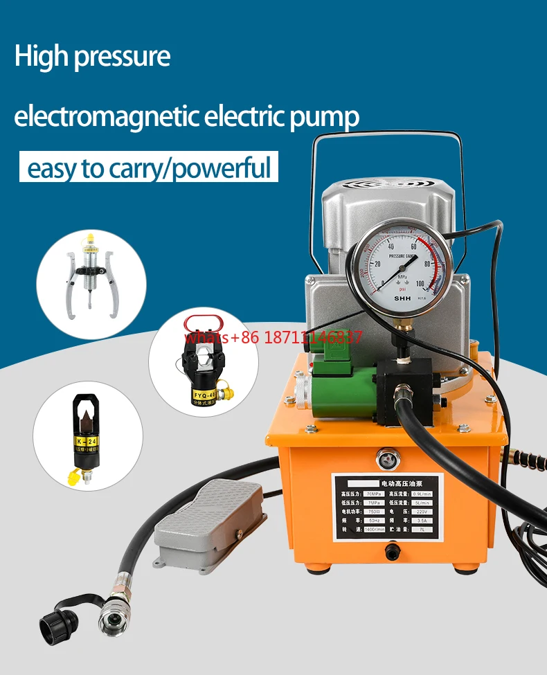 DB075-D1 6 Hydraulic Electric Pump with 700 Bar Working Pressure