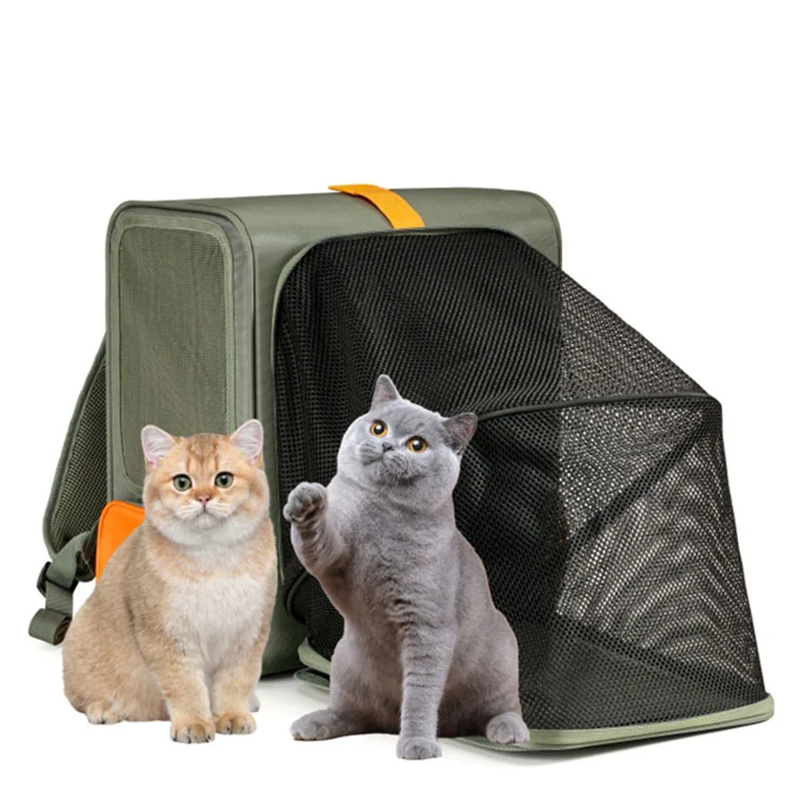 

Zipper Cat Bag Travel Portable Shoulders Case Breathable Cat Bag Ladies Outdoor Men Crossbody Denim Expand Mochila Gato Pet Bag