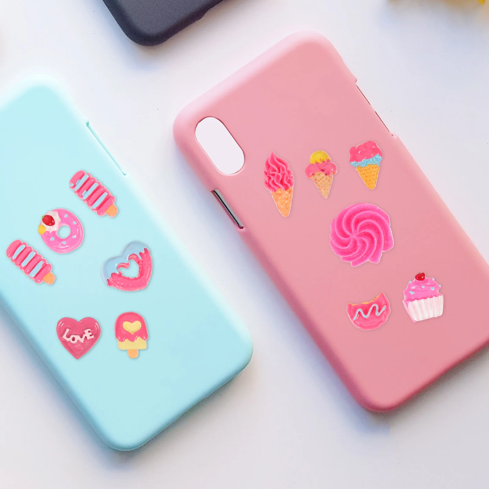 

30Pcs Miniature Food Nail Charms DIY Resin Phone Case Charm Handmade Phone Cover Ornaments Creative Decoration