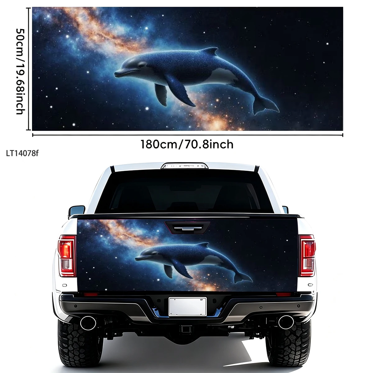 Sunset Running Wild Horses Mountain View Universal Car Rear Tail Wrap Waterproof Vinyl Decal Off Road
