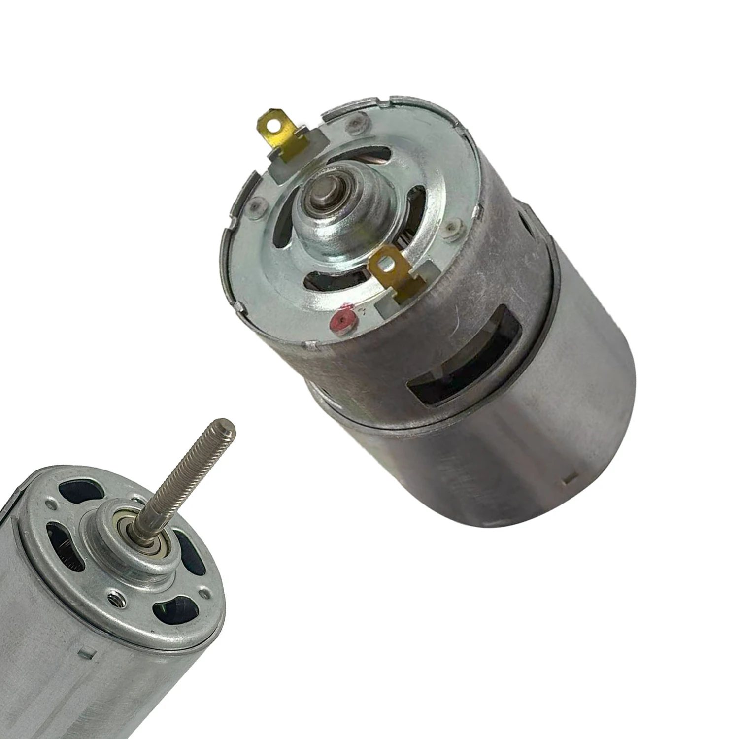755 DC Motor 21V Silver Metal Plastic Replacement Part For Electric Grass Trimmer Lawn Mower Gardening Tool Accessories
