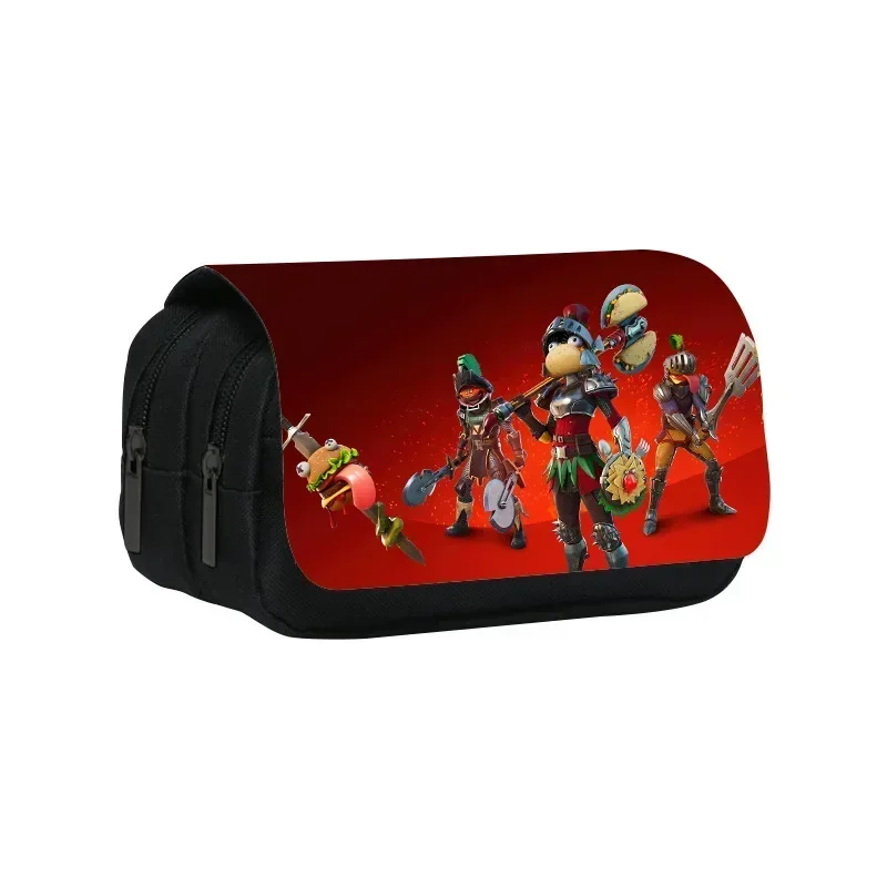 Fortnite Cosplay Pencil Case Large Capacity Stationery Box Students School Pen Pouch Bags Kids Gifts Toys Bags