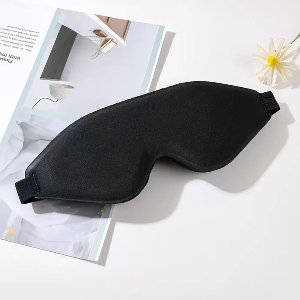 Ergonomic 3D Blackout Eye Mask Deep Contoured Soft Blindfold Eyepatch Skin-Friendly Light Blocking Eye Cover Lunch Break