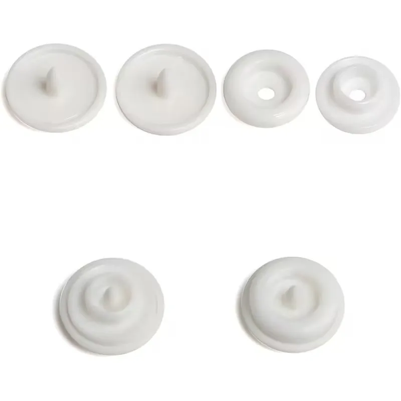 

109 комплектов белых пластиковых застежек, безопасная фиксация для детской одежды/одевания/ремесел, застежек «сделай сам»