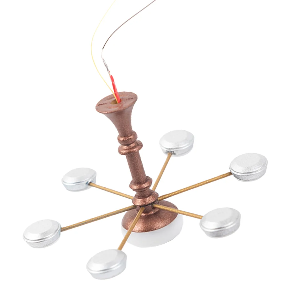 Model Chandelier Mini House Lighting Ceiling Lamp Landscape Decoration Tiny Houses Miniature Playset