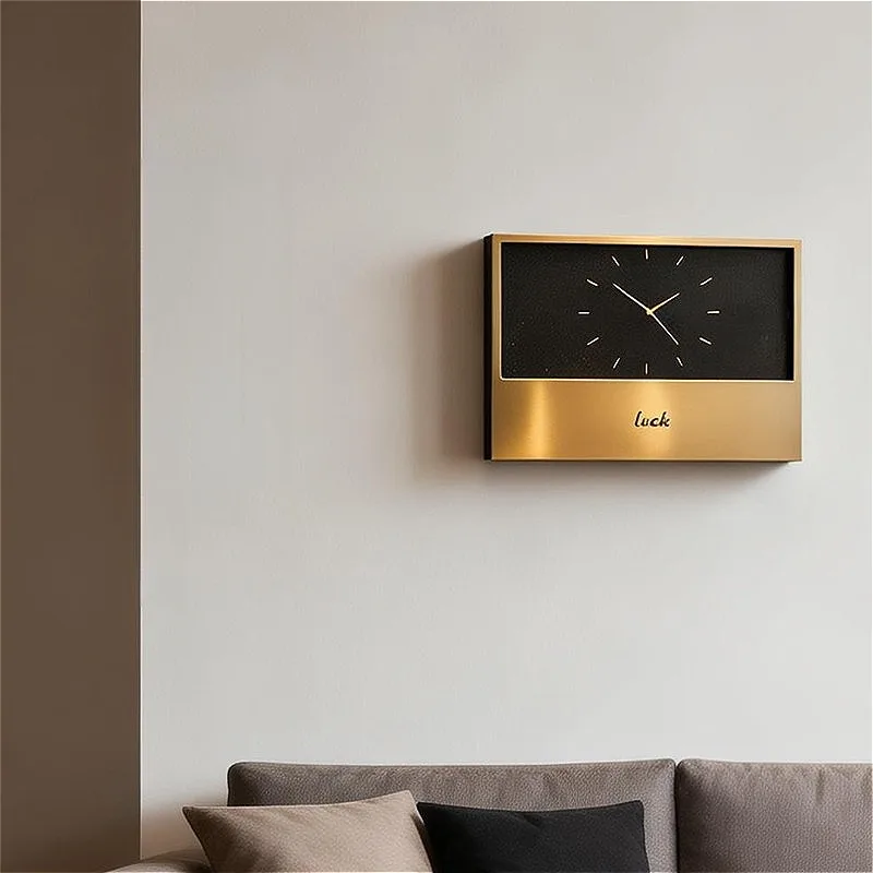 Silent Wall Clock Vintage Elegant Art Wall Clocks Luxury Metal Office Clock Bedroom Living Room Pointer Watch Home Decoration