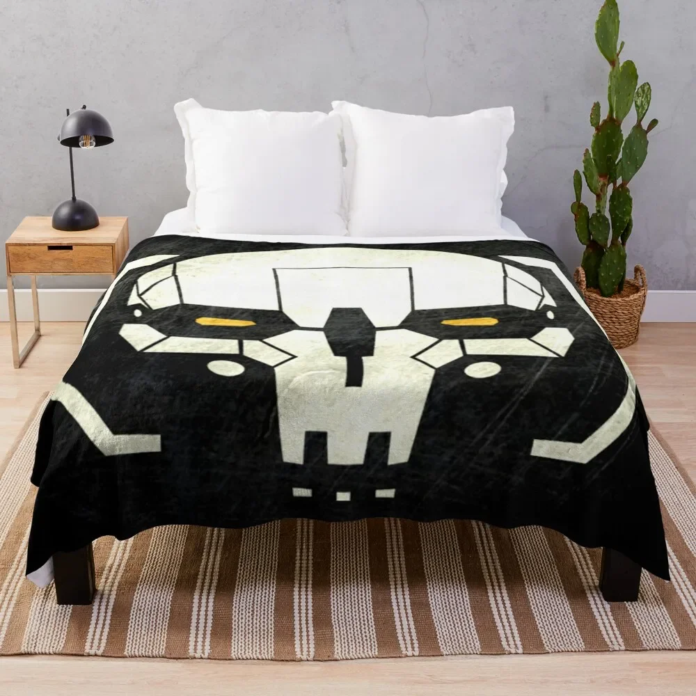 

Battletech Atlas Skull Throw Blanket All Season Soft Lightweight Blanket for Home