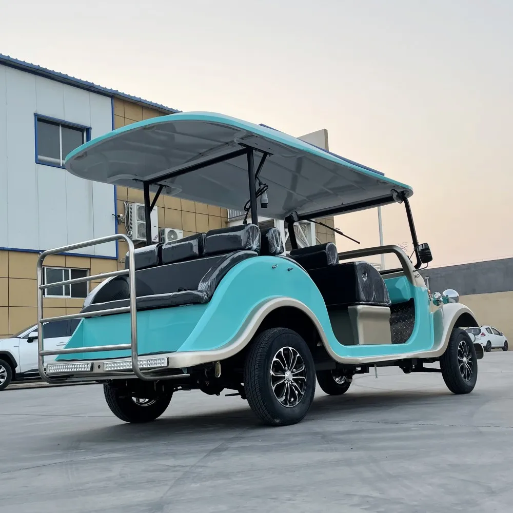 Street Legal Old Retro Golf Cart Buggy 5000w Antique Sightseeing Electric Vintage Classic Car For Adults Sale