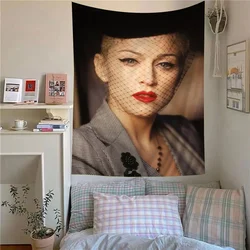 1980s Madonna Tapestry Anime Tapestry Hanging Tarot Hippie Wall Rugs Dorm Wall Hanging Sheets Anime Tapestry