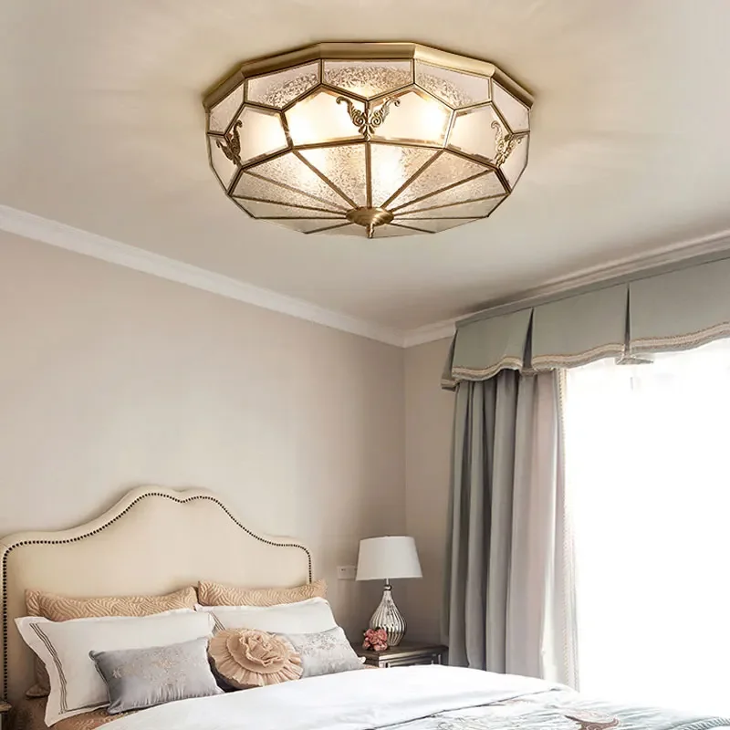 Modern Luxury Style Gold Copper Design LED Ceiling For Living Room Dining Room Kitchen Bedroom Aisle Lamp Brass Chandelier Light