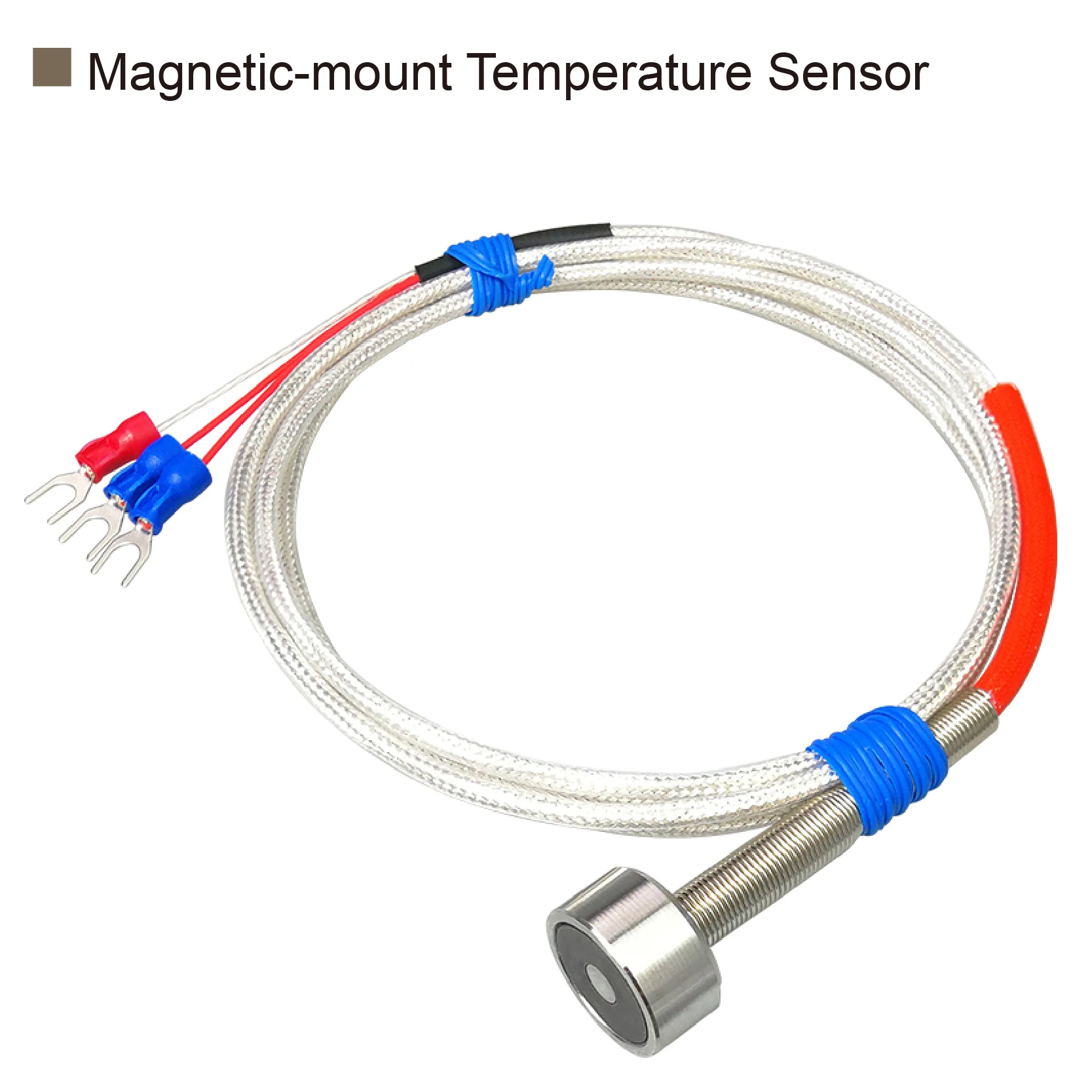 1m 2m 3m Magnetic Attraction Pt100 Temperature Probe K-type Adsorption Magnet Temperature Sensor Magnetic Thermocouple