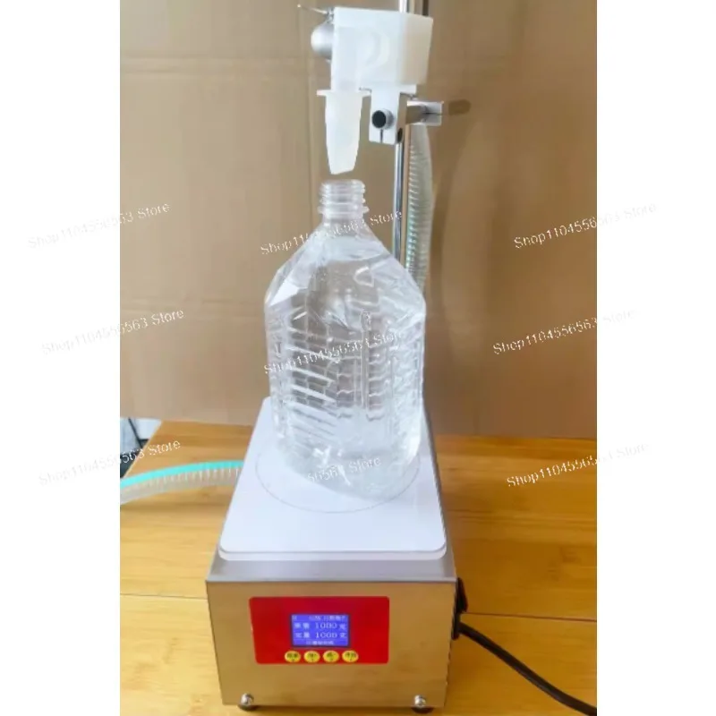 Small Automatic Quantitative Liquid Filling Machine for Edible Oil, Sauce, Granules, Jam, Laundry Detergent & Dish Soap