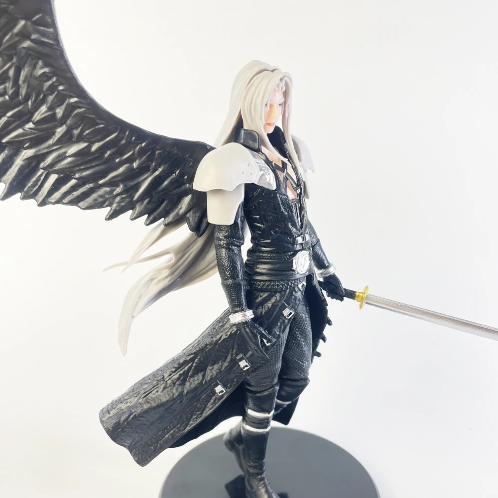 28cm Sephiroth Anime Figure Rebirth One-Winged Angel Action Figure Collection Model Desktop Ornaments Decoration image 4