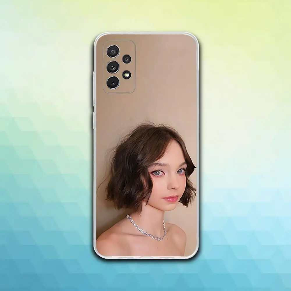 حافظة هاتف لهاتف سامسونج S30,23,21,22,20, FE lite,S10,9,8,7 PIus Note20ultra Soft E-Emma Actor M-Myers شفافة