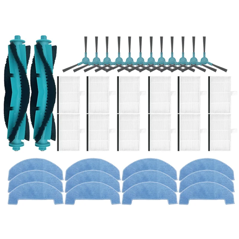 TAIGH-Fit For Ultenic D10 Robot Vacuum Replacement Parts Main Roller Side Brush Hepa Filter Mop Pad Cloth Accessories