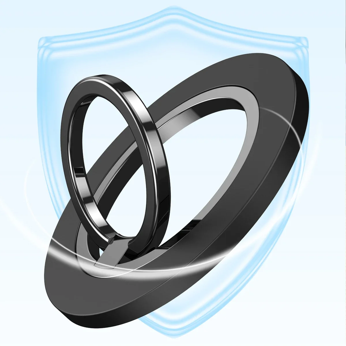 Magsafe 회전식 도금 용 전화 손가락 링 마그네틱 홀더 iPhone13 14 15 16 Pro/Plus 용 강력한 자석 스탠드 금속 브래킷