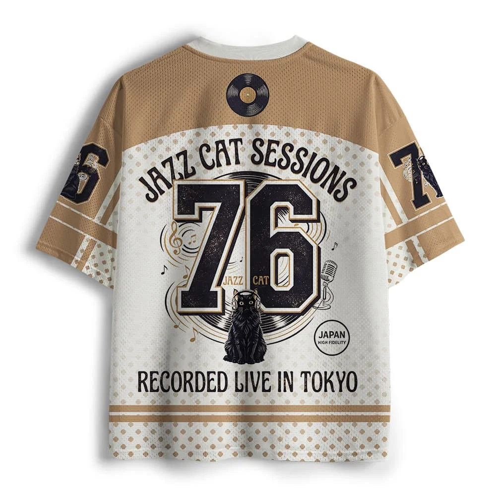 2026 new unisex mesh T-shirt V-neck lightweight breathable polyester mesh retro nostalgic printed casual sportswear