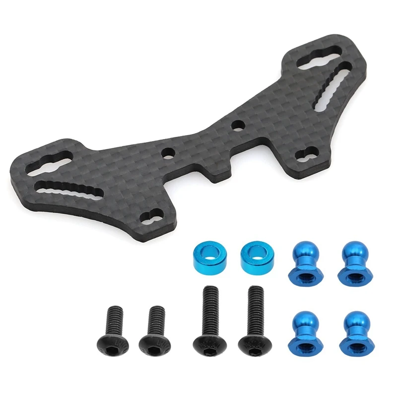 Carbon Fiber Rear Shock Tower Plate 54633 For Tamiya TT02S TT02SR TT-02 Type-S Type-SR RC Car Upgrade Parts