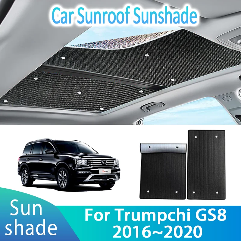 

Car Sunroof Sunshades For Trumpchi GS8 2016~2020 2017 2018 2019 Auto Skylight Roof Sunscreen Heat Insulation Anti-UV Accessories
