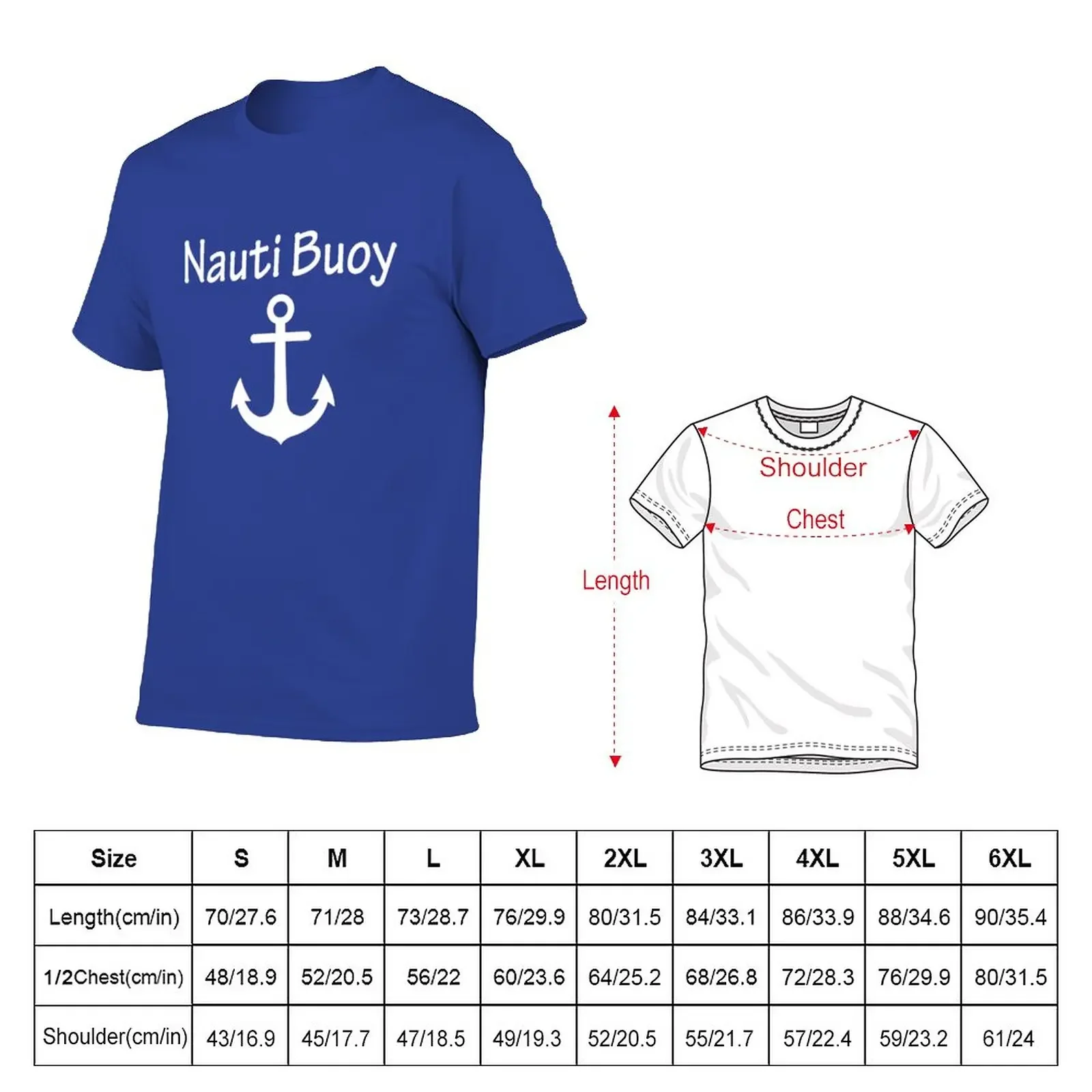 Nauti Buoy T-Shirt customs design your own hippie clothes heavy weight t shirts for men