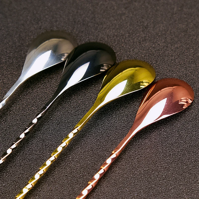 

Stainless Steel Cocktail Bar Spoon Hoffman Drink Mixer Bar Stirring Mixing Spoon Stirrer Barware