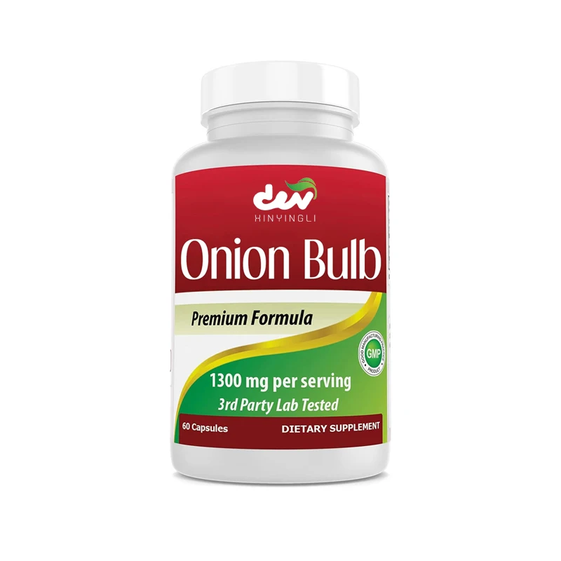 

Dried onion light bulb, 1300 milligrams per serving -60 capsules - also known as Allium Cepa