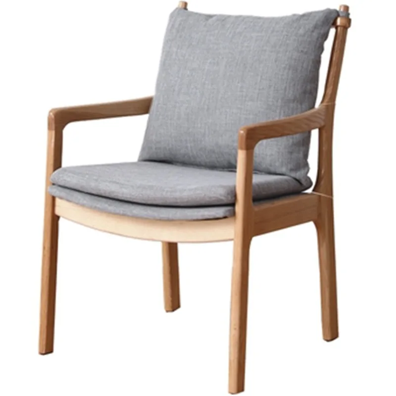 

Household modern simple back chair, light luxury and comfortable coffee leisure chair