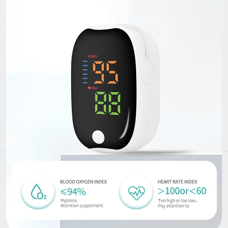 LK89 Finger Pulse Oximeter Medical Portable blood oxygen oxymetre Heart Rate Saturation Meter OLED Oximetro de dedo LED Display