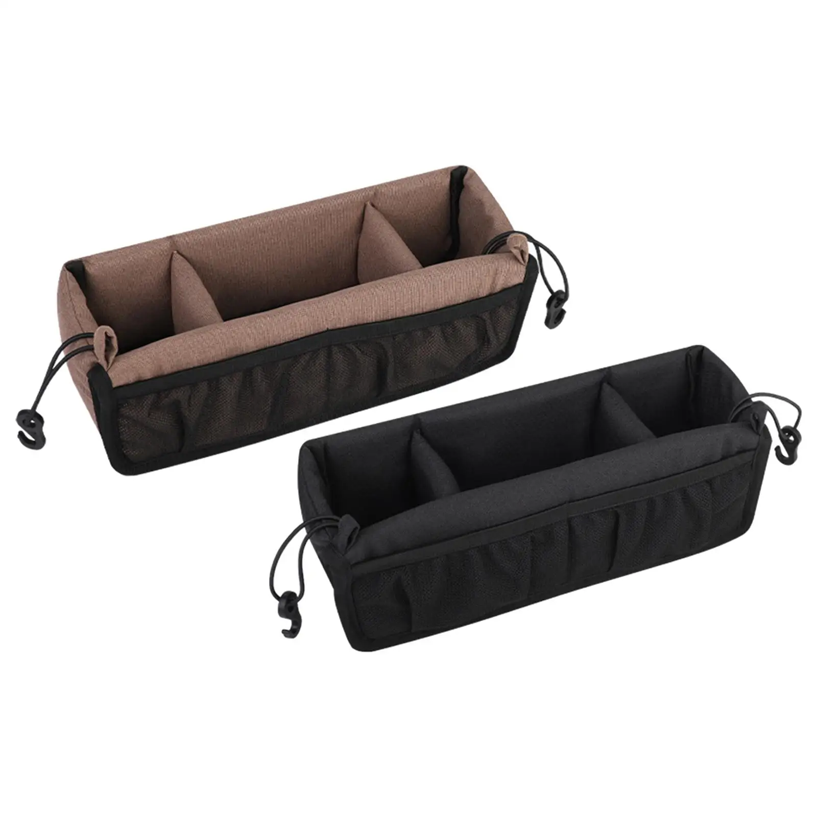 

Stroller Hanging Bag Storage Bag Adjustable Strap Multi Compartments Cup Holder for Baby Sundries Tissue Napkin Toys Baby Bottle