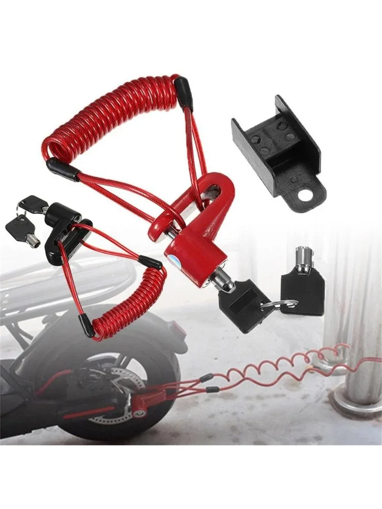 AliExpress NONE Motorcycle Disc Brake Lock Anti-Theft Security Mountain Bike Durable Keyed Lock Anti Theft  Motorcycle Accessories